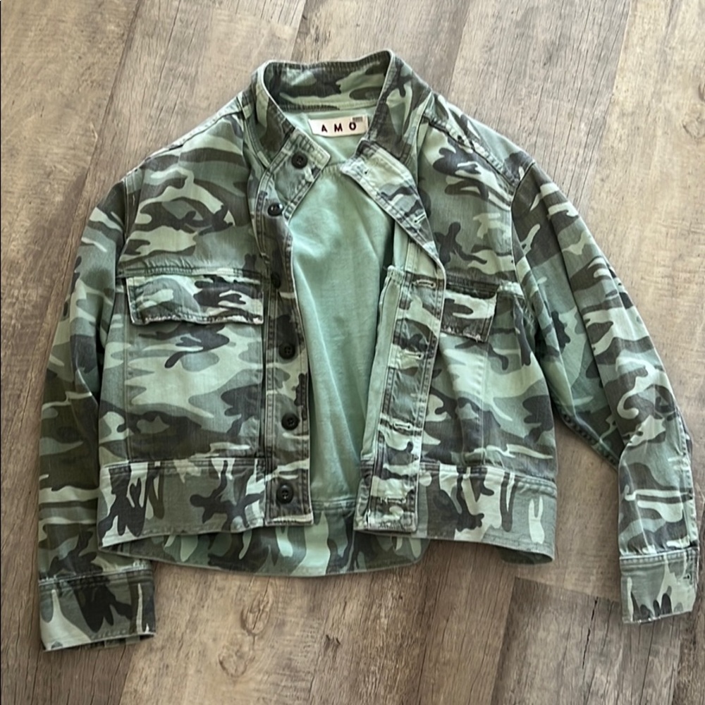 A.M.O army Camo jacket